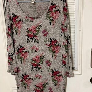 Bonnie Evans Gray Long Sleeve Top